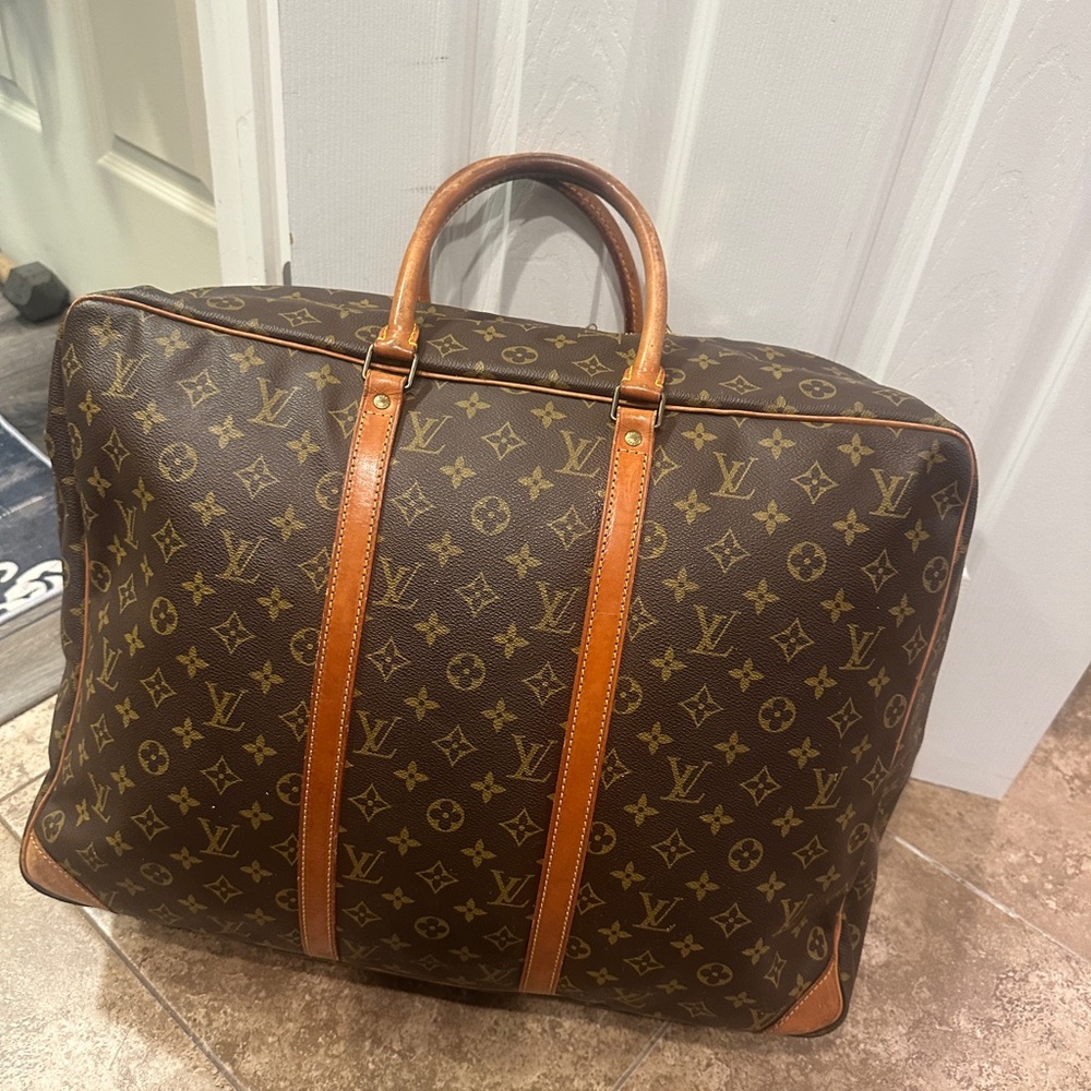 Louis Vuitton Vintage Brown Monogram Unisex suitcase